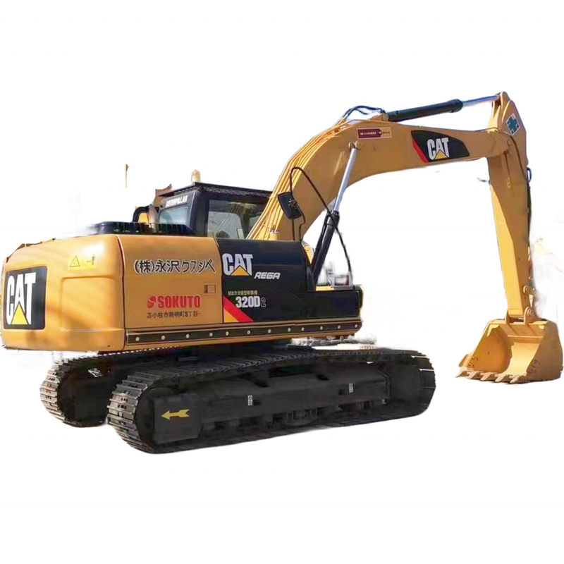 Excavadora de buen funcionamiento CAT 320d2 Excavadora con profundidad de excavación vertical de 6970,1 mm