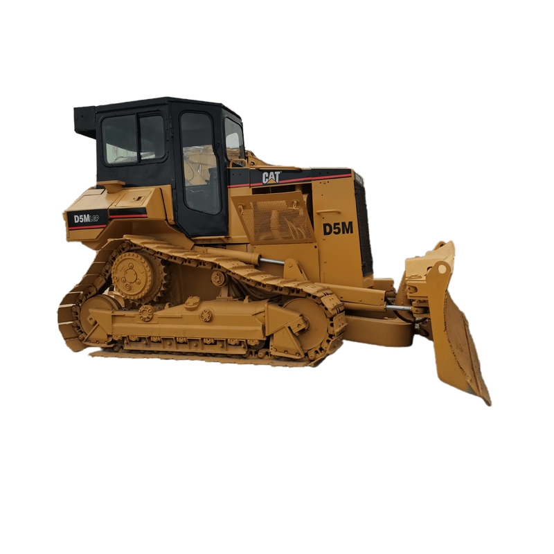 Alta eficiencia de funcionamiento bulldozer CAT D5M de Japón con horas de trabajo bajas