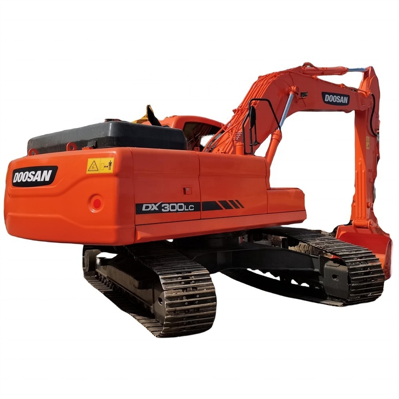 Excavadora de segunda mano DOOSAN DX300LC con 0-2000 horas de trabajo y estabilidad hidráulica