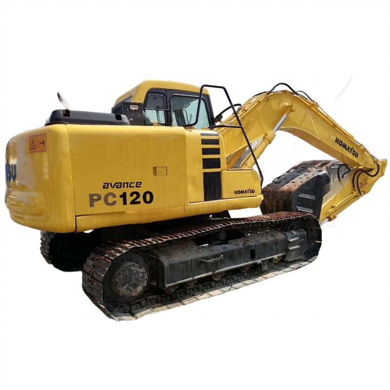 90% Japón Excavadora original Komatsu PC120 con motor original y cilindro hidráulico