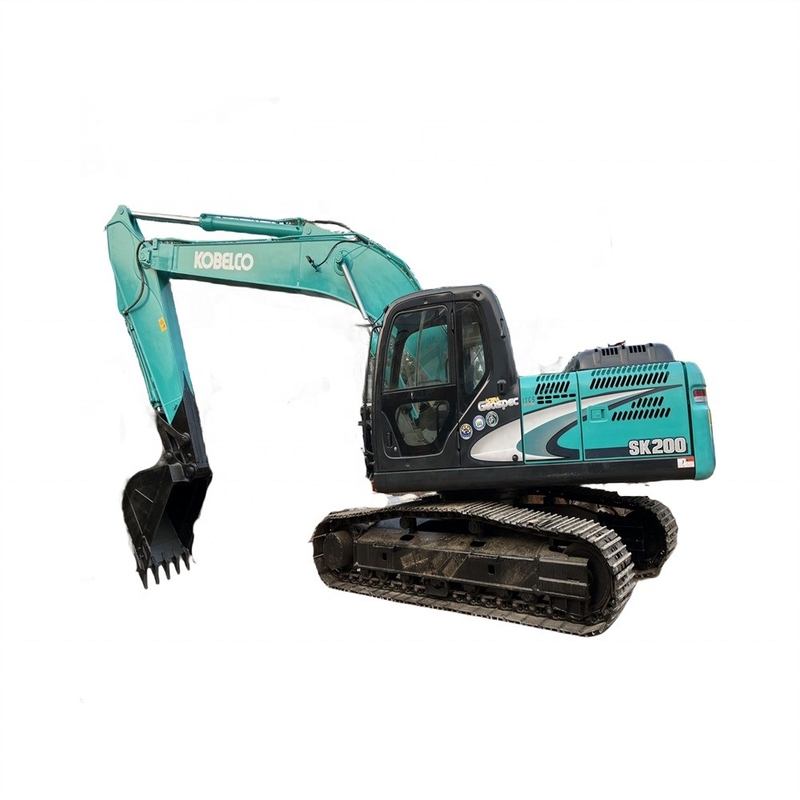 Kobelco SK200-8 de segunda mano Excavadora 20 toneladas Maquinaria de construcción de rastreo Usada en Japón