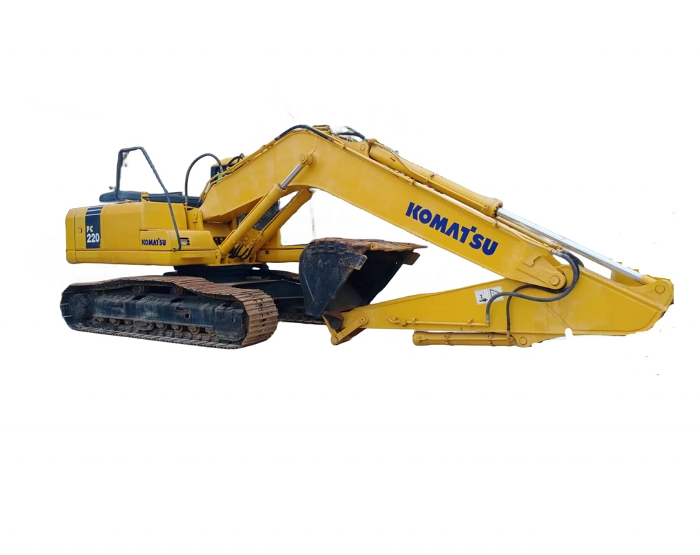 Excelente estado KOMATSU PC220-7 Excavadora 1m3 Capacidad de cubo 100% listo para usted