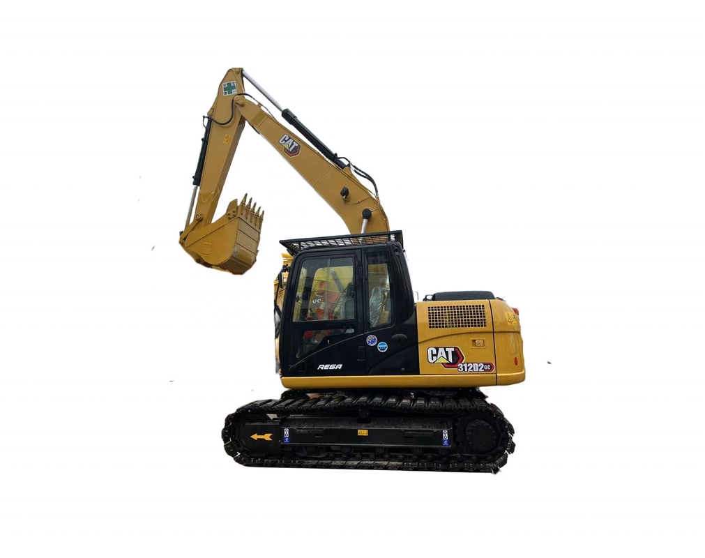 Japón Original CAT 312D2GC Excavadora de rastreo usada con horas de trabajo bajas 0-200