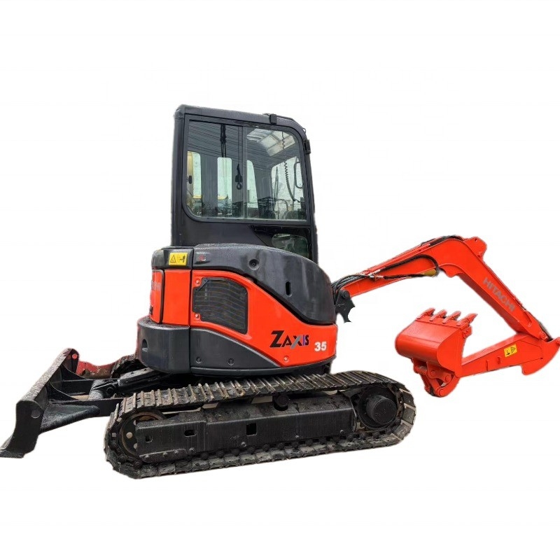 Suministro directo de segunda mano HITACHI ZX35 mini excavadora en buen estado de Japón
