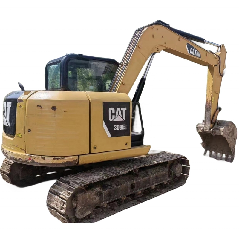 Año 2022 Excavadora usada Cat308E2 de 8 toneladas de peso operativo para la construcción