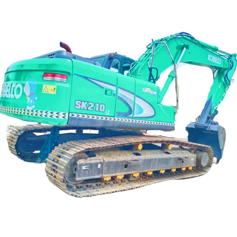 95KW Usado Kobelco SK210 Excavadora de segunda mano Excavadora de rastreo de 21 toneladas Maquinaria de Japón