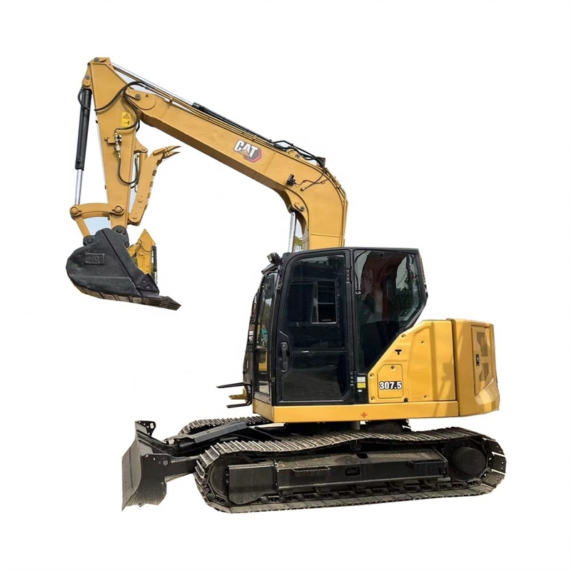 CAT 303.5E Excavadora de 3,5 toneladas con un potente cubo y una fuerza de excavación con bastón Color original