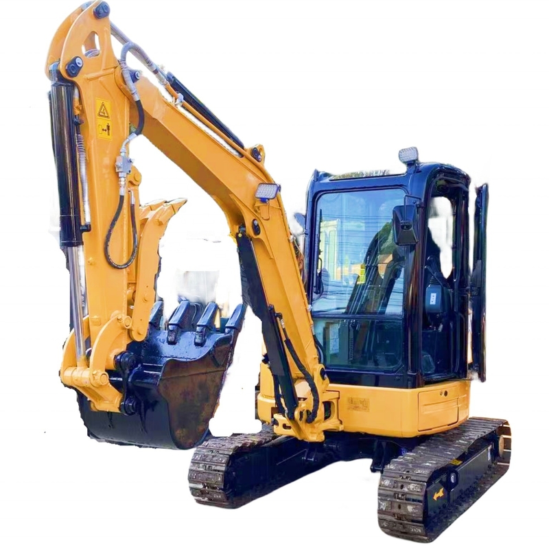 Excavadora original japonesa de 3,5 toneladas con cilindro hidráulico CAT