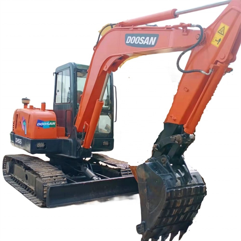 De segunda mano Doosan DH55 40KW Excavadora de rastreo Excavadora hidráulica usada para Sal