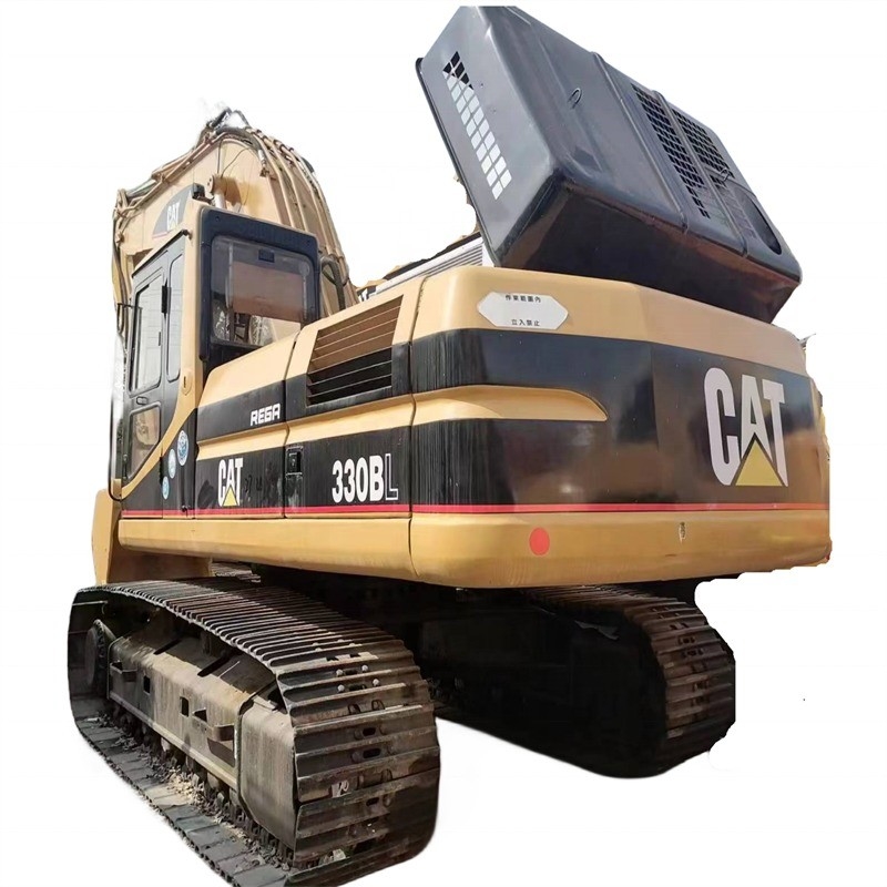 Excavadora CAT 330BL de 30 toneladas, arrastradora original utilizada para trabajos de construcción versátiles