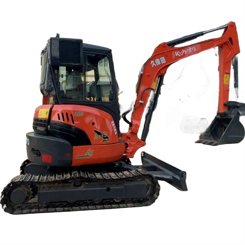 Excavadora japonesa original Kubota U35 Excavadora hidráulica Excavadora de tres toneladas Mini Excavadora usada