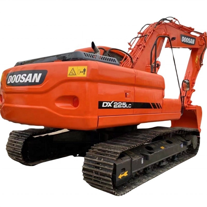 Horas de trabajo bajas 0-2000 Excavadora usada Doosan DX225LC para su negocio de construcción