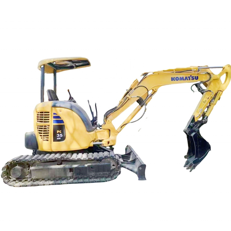 Color original Komatsu Pc35MR Boutique Excavadora PC35 de segunda mano en buen estado