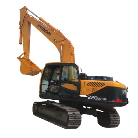 cilindro hidráulico Liyuan excavador usado Corea pintura original Hyundai excavadora 220LC-9S