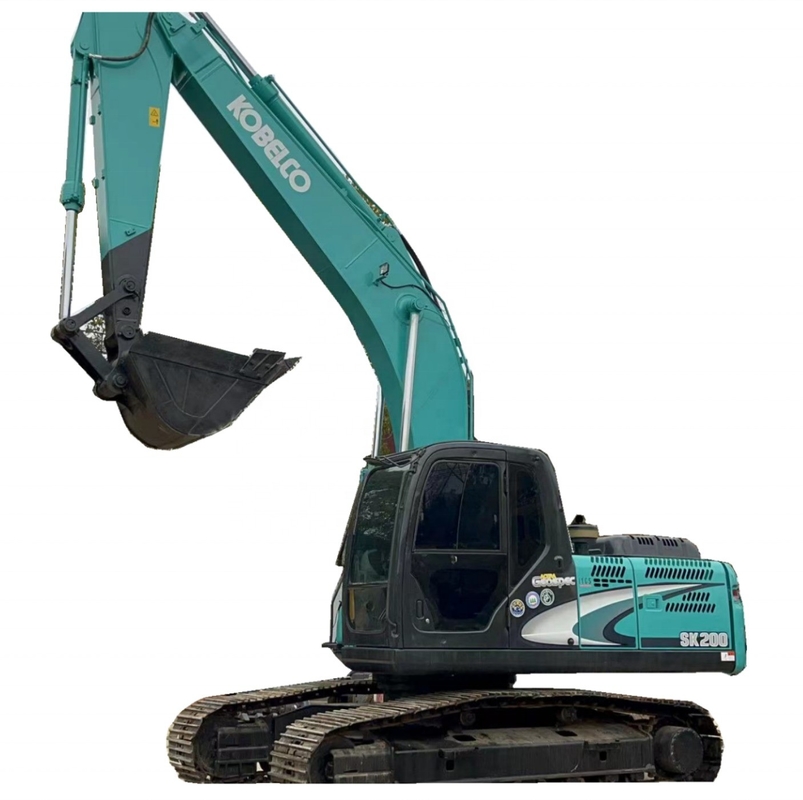 Excavadora KOBELCO SK200 usada con capacidad de cubo de 1.1m3 y peso de 20000 KG en Shanghai