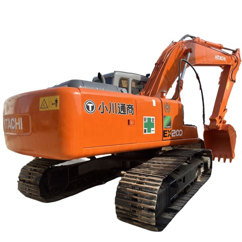 Excavadora usada HITACHI EX200 Zaxis 120-6 con motor ISUZU y válvula hidráulica Vickers