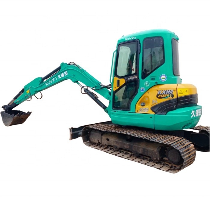 Excavadora original japonesa de 5 toneladas Kubota KX161 con motor HINO de 20kw en buenas condiciones