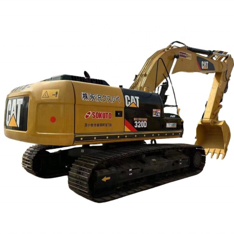 Usado Japón pintura original Caterpillar 320D mini excavadora pequeña en excelentes condiciones