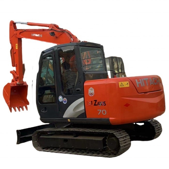 Excavadora de excavadora usada original japonesa Hitachi zx70 con motor EPA y diseño de excavadora