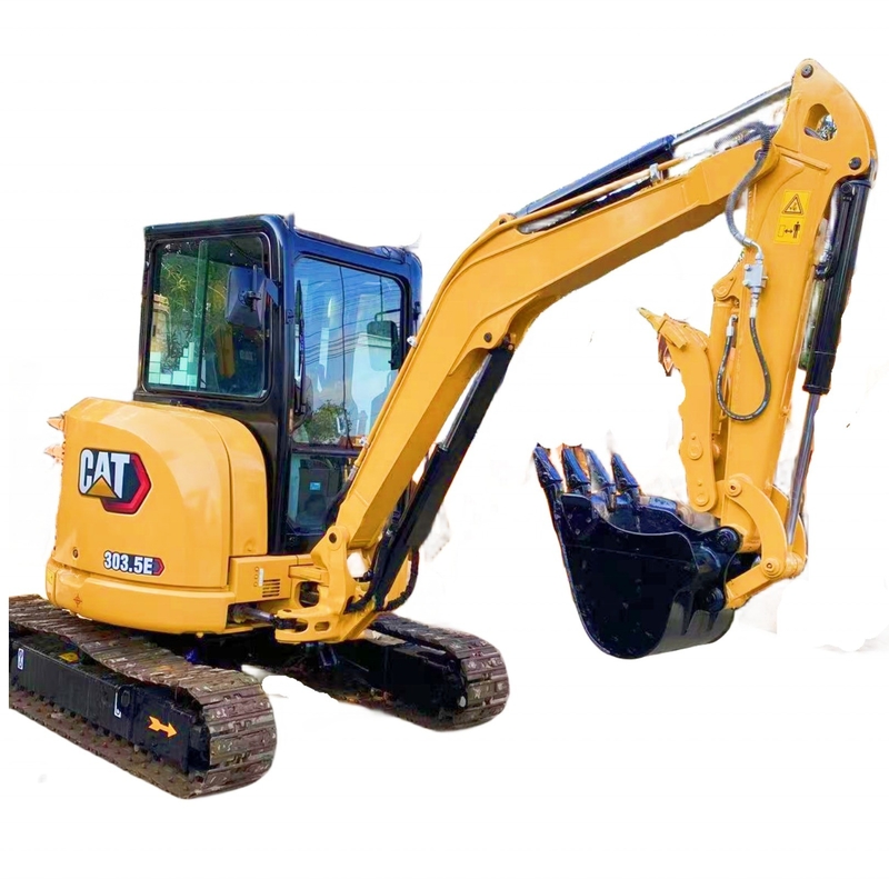 Caterpillar 303.5 diésel usado excavadora de 5,5 toneladas con pintura original en buenas condiciones