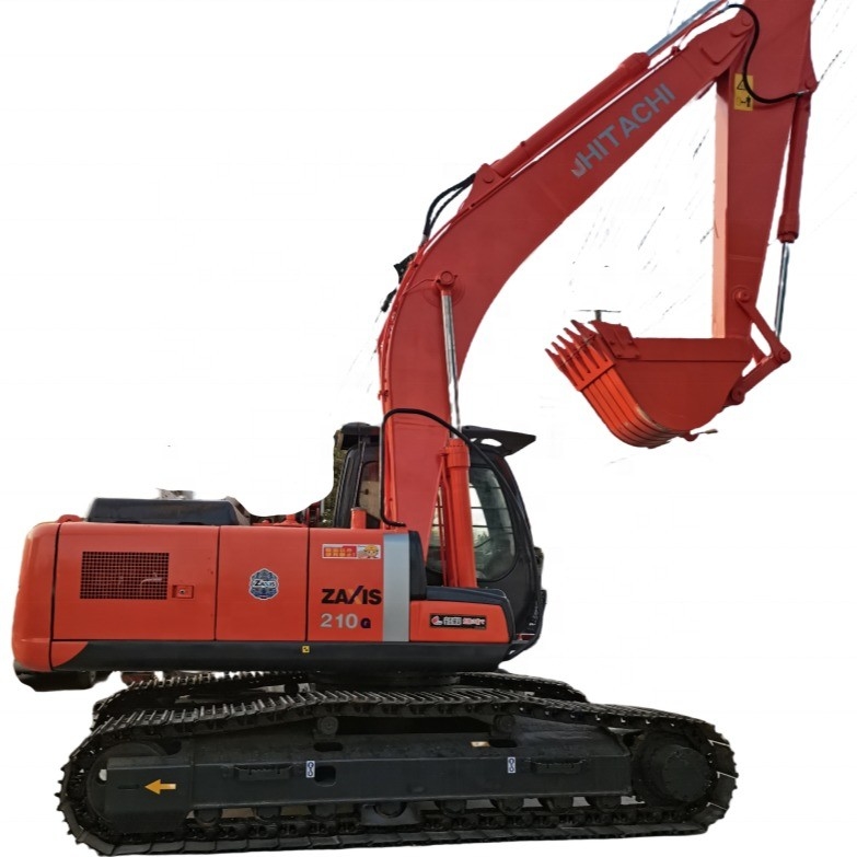 Excavadora usada Hitachi ZX210-3 con otra bomba hidráulica en buenas condiciones de trabajo