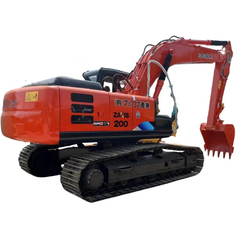 Excavadora de excavadora usada Hitachi ZX200-3G con 112 kW de potencia y 0-2000 horas de trabajo