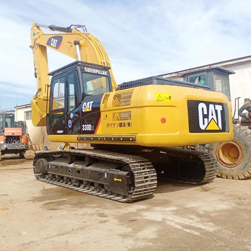 Excavadora CAT 330D2L con cilindro hidráulico Liyuan y motor japonés en buenas condiciones