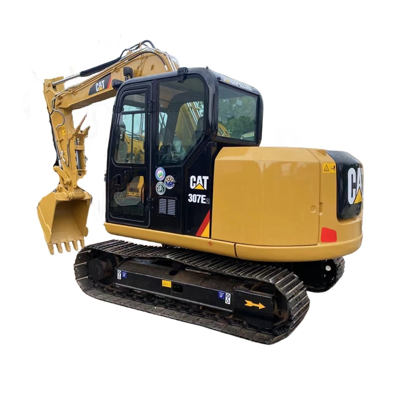 Excavadora Caterpillar usada en buen estado CAT 307E2 Excavadora de ruedas con motor japonés