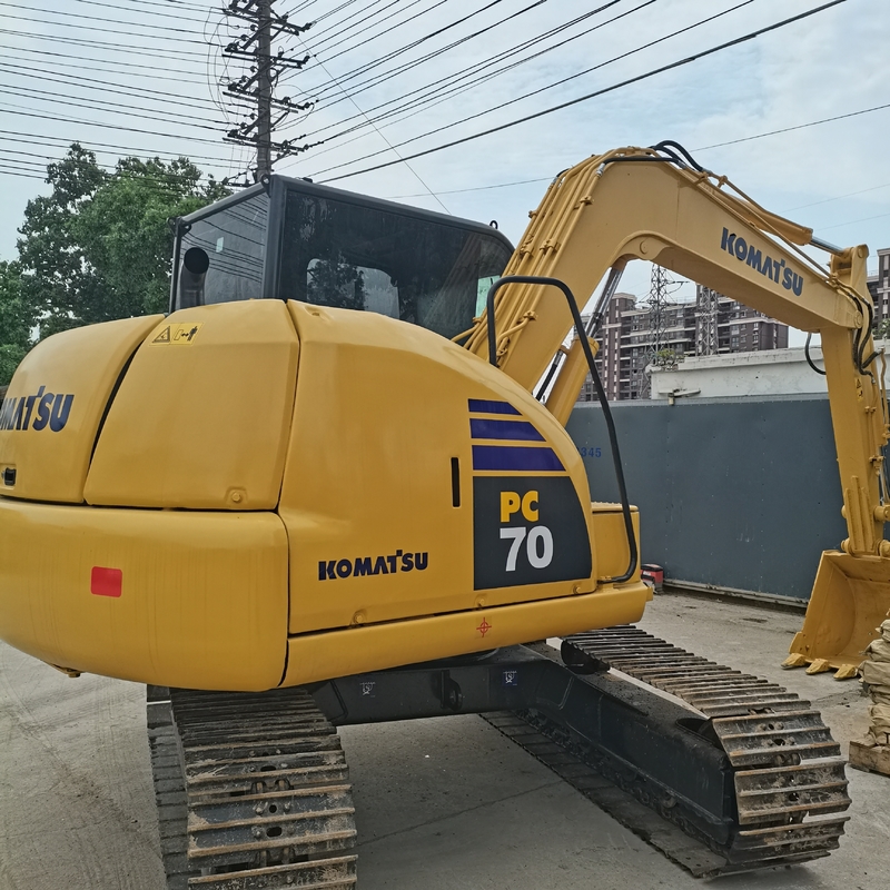 Excelente estado usado Komatsu PC70 excavadora excavadora de 7TON a precio asequible