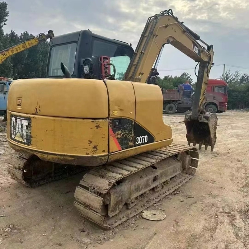 Equipo pesado usado Excavadora de rastreo Cat307D de Japón con pintura original