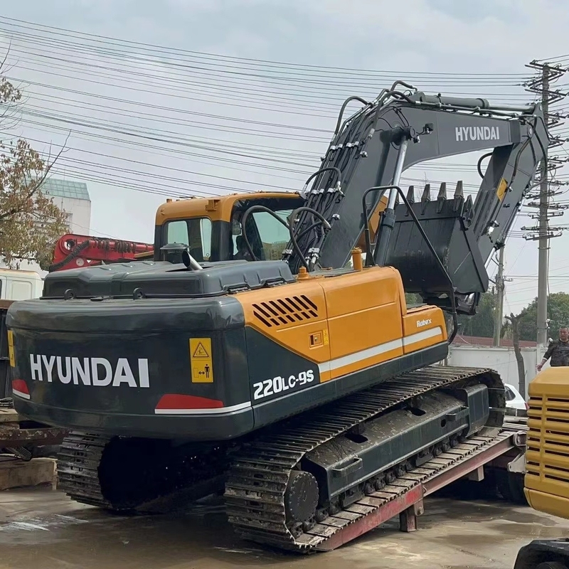 Hyundai 220LC-9s Excavadora usada con color original y en buenas condiciones en Corea