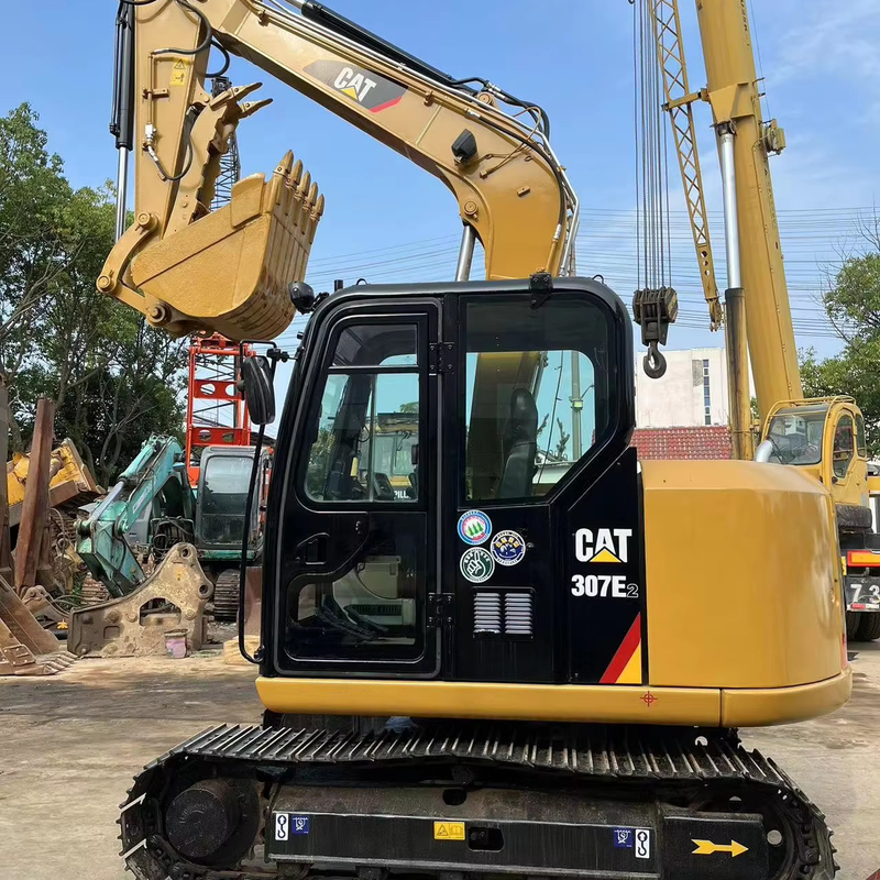 En buen estado Excavadora de ruedas usada CAT 307E2 20000 KG Máquina Peso Máquina de rastreo