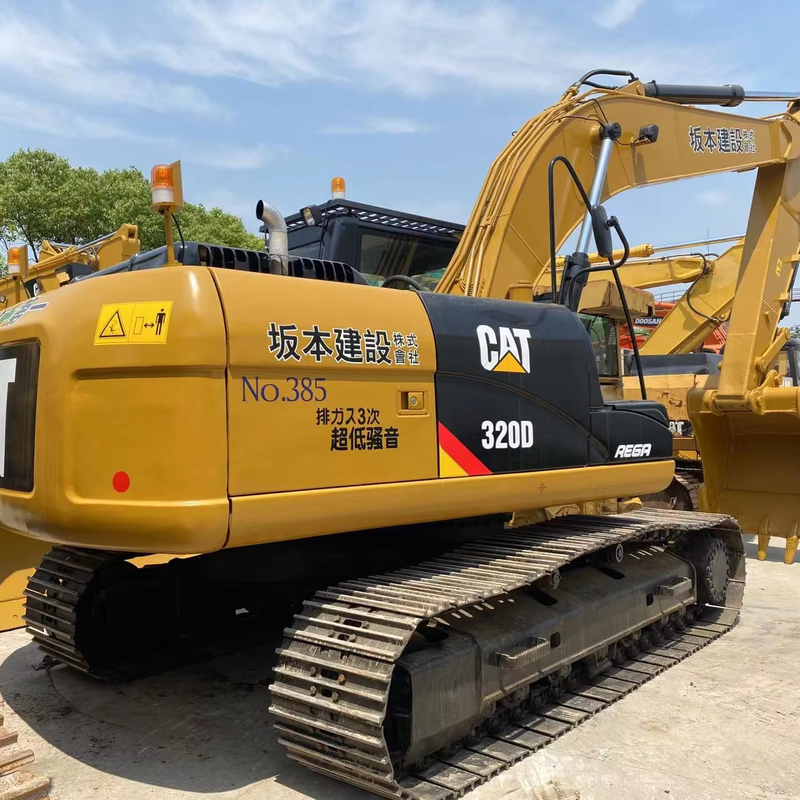 Motor japonés original 20T Excavadora usada de trabajo pesado Cat 320D en excelentes condiciones