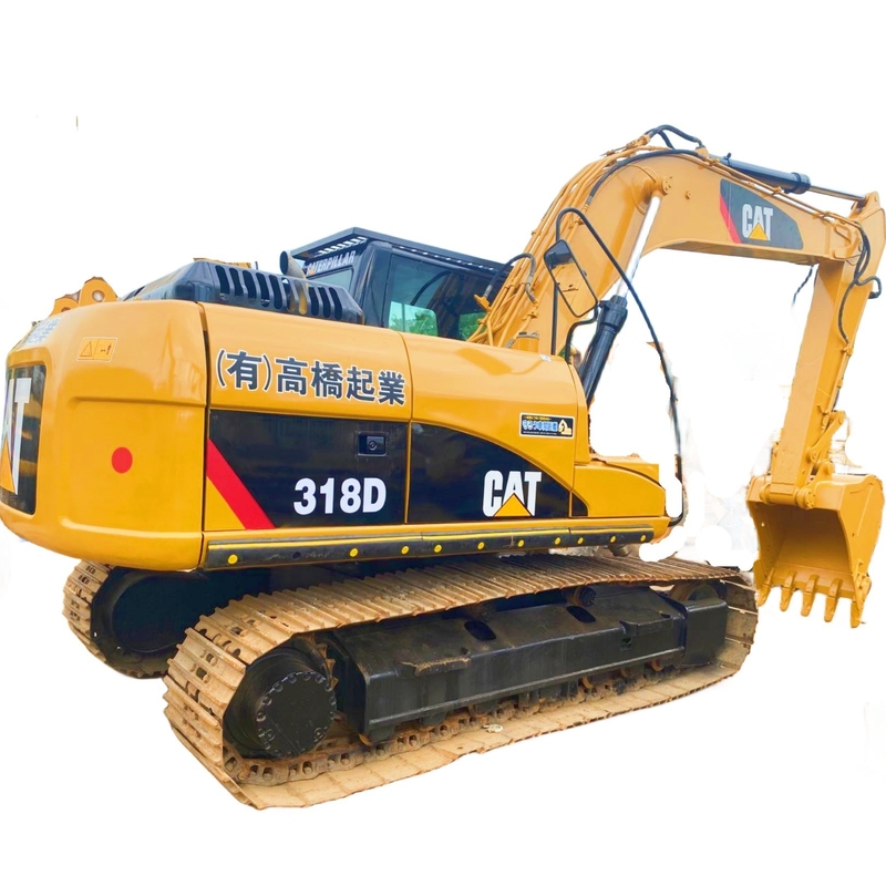 18000 KG Excavadora Cat 318d usada en buen estado y motor japonés original